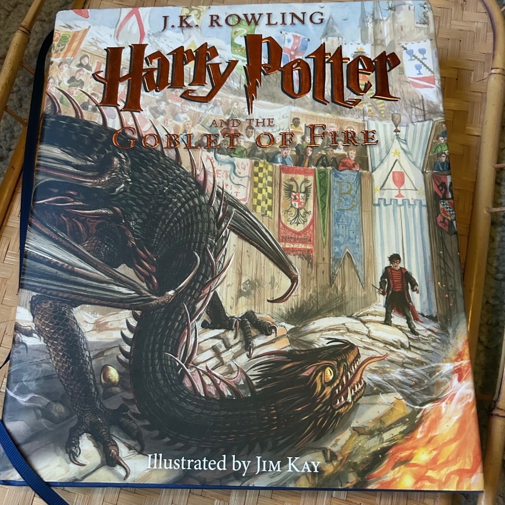 Harry Potter and the Goblet of Fire Illustrated Edition Hardcover Jim Kay J.K.